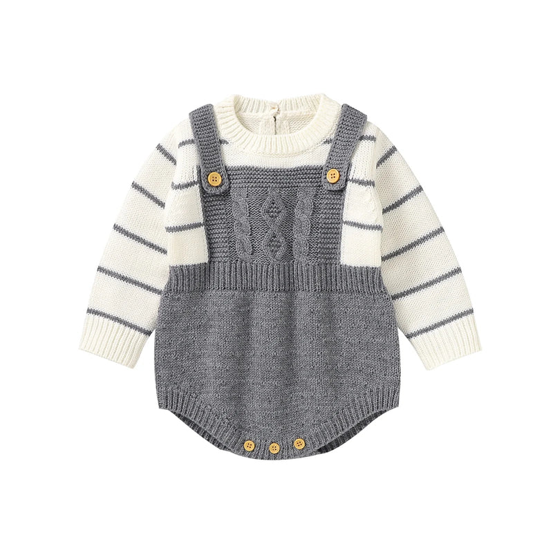 Romper Tricot Listrado – Boutique Infantil Les Enfants