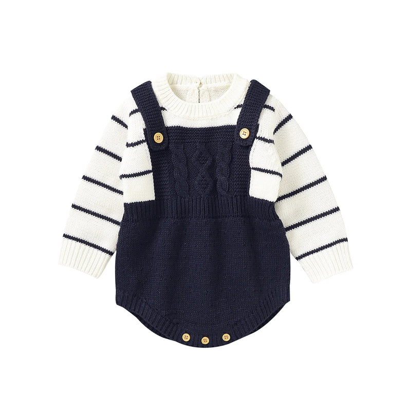 Romper Tricot Listrado – Boutique Infantil Les Enfants