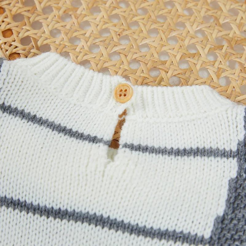 Romper Tricot Listrado – Boutique Infantil Les Enfants