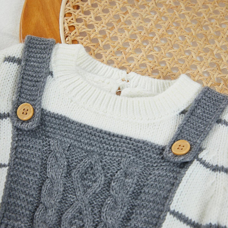 Romper Tricot Listrado – Boutique Infantil Les Enfants