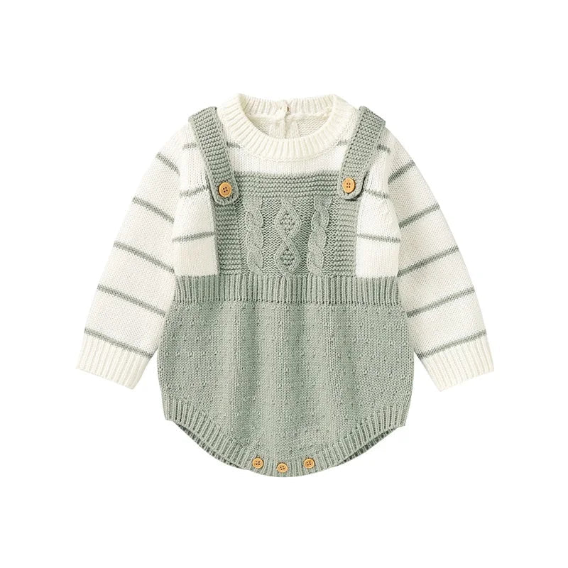 Romper Tricot Listrado – Boutique Infantil Les Enfants