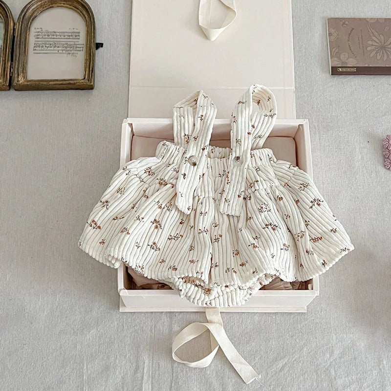 Salopete de Veludo Elisa – Boutique Infantil Les Enfants