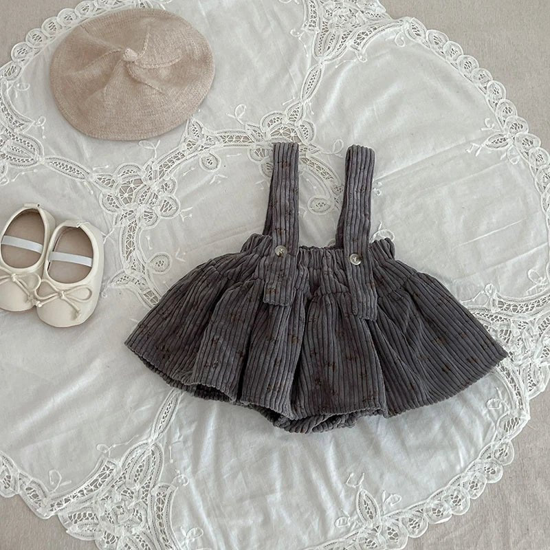 Salopete de Veludo Elisa – Boutique Infantil Les Enfants