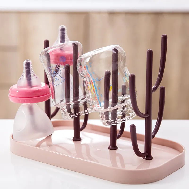 Suporte de Secagem De Mamadeira Com Bandeja – Boutique Infantil Les Enfants