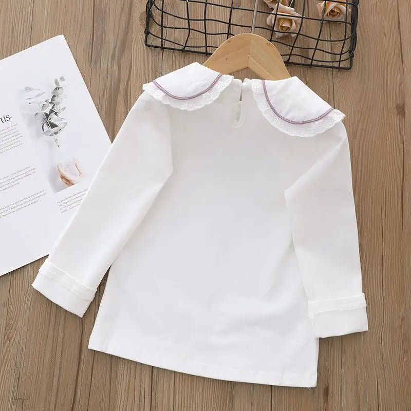 T-shirt de Algodão Bordado Greta – Boutique Infantil Les Enfants