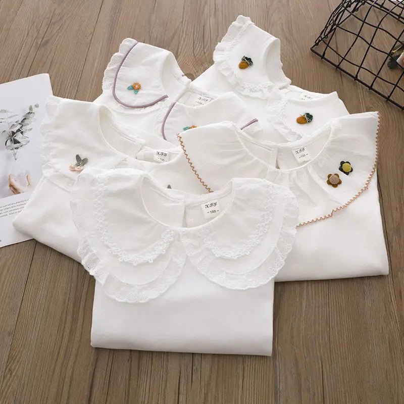 T-shirt de Algodão Bordado Greta – Boutique Infantil Les Enfants
