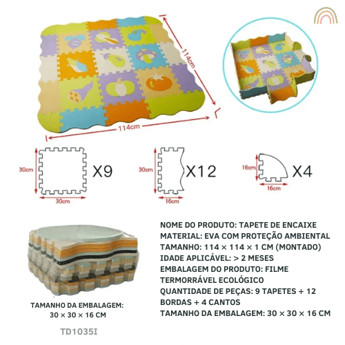 Tapete de Atividades BabySafe – Boutique Infantil Les Enfants
