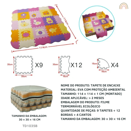 Tapete de Atividades BabySafe – Boutique Infantil Les Enfants