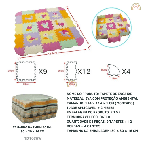 Tapete de Atividades BabySafe – Boutique Infantil Les Enfants