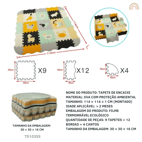 Tapete de Atividades BabySafe – Boutique Infantil Les Enfants