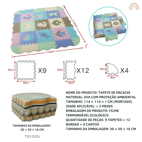 Tapete de Atividades BabySafe – Boutique Infantil Les Enfants