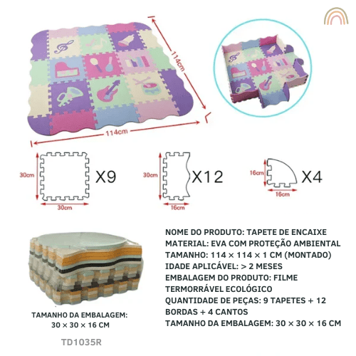Tapete de Atividades BabySafe – Boutique Infantil Les Enfants