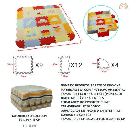 Tapete de Atividades BabySafe – Boutique Infantil Les Enfants