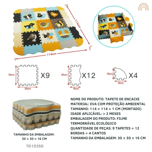 Tapete de Atividades BabySafe – Boutique Infantil Les Enfants