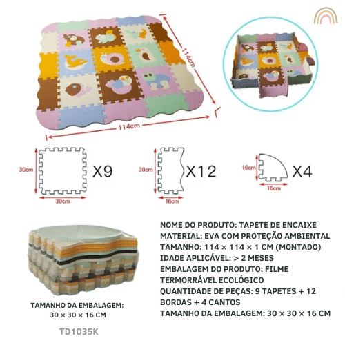 Tapete de Atividades BabySafe – Boutique Infantil Les Enfants