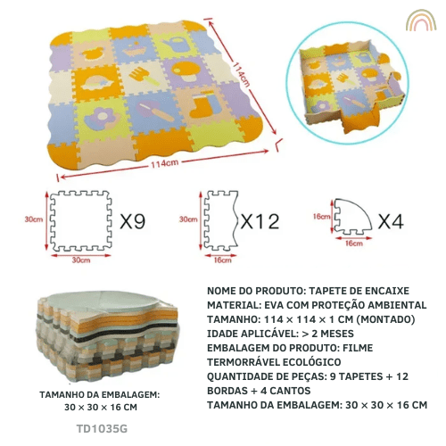 Tapete de Atividades BabySafe – Boutique Infantil Les Enfants