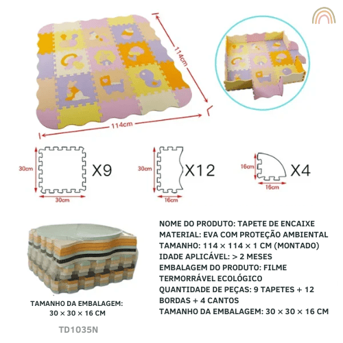 Tapete de Atividades BabySafe – Boutique Infantil Les Enfants