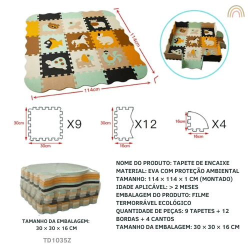 Tapete de Atividades BabySafe – Boutique Infantil Les Enfants