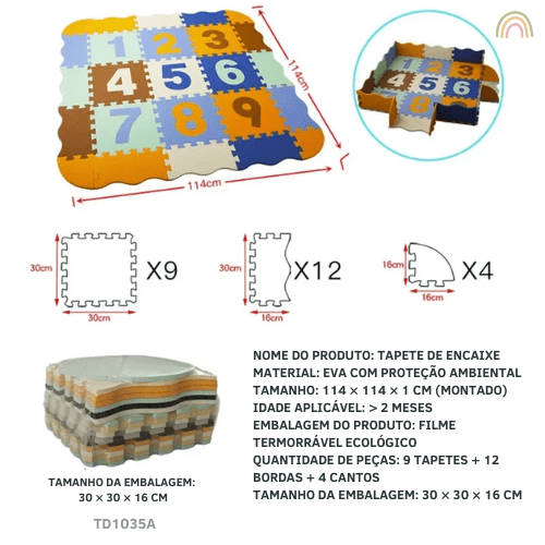Tapete de Atividades BabySafe – Boutique Infantil Les Enfants