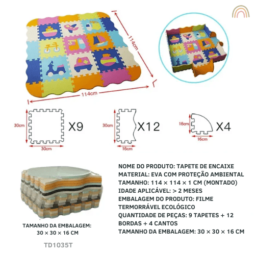Tapete de Atividades BabySafe – Boutique Infantil Les Enfants