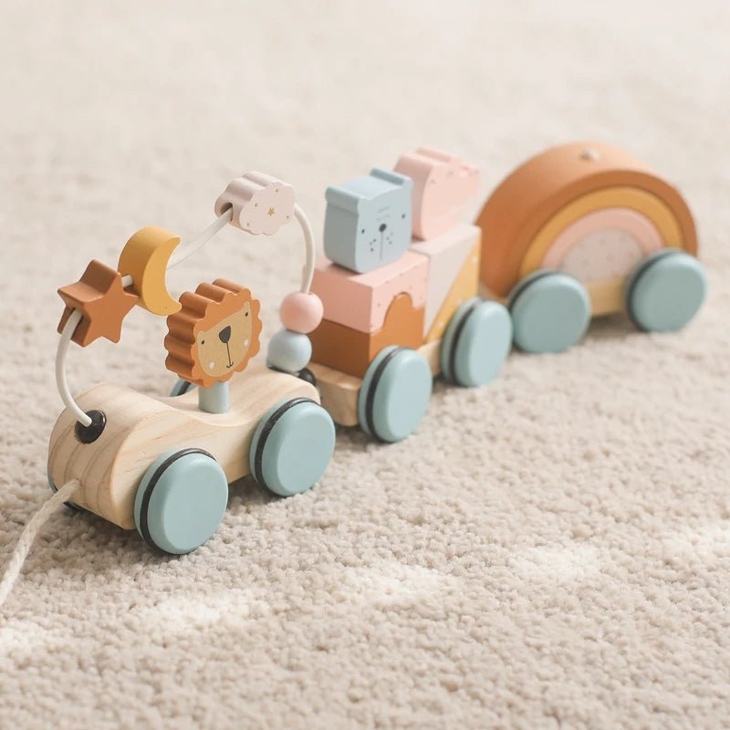 Trenzinho de Madeira para Bebês – Boutique Infantil Les Enfants
