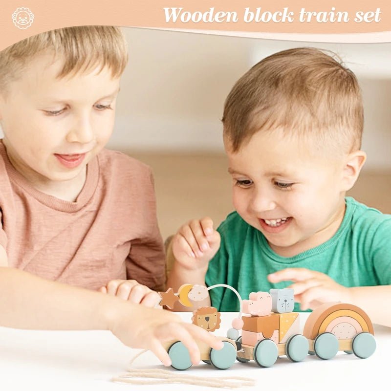 Trenzinho de Madeira para Bebês – Boutique Infantil Les Enfants
