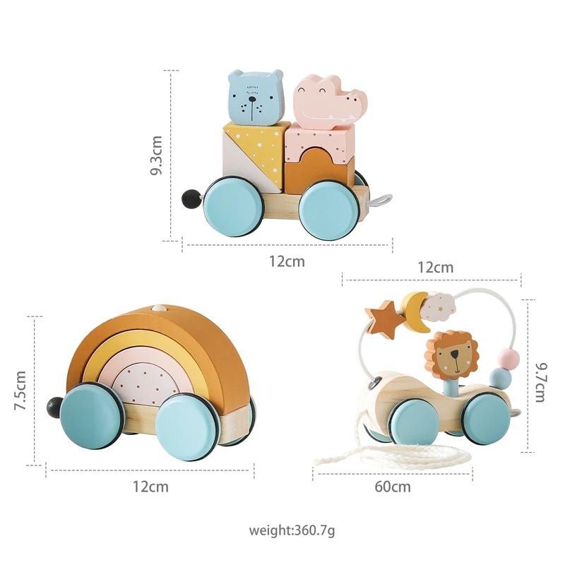 Trenzinho de Madeira para Bebês – Boutique Infantil Les Enfants