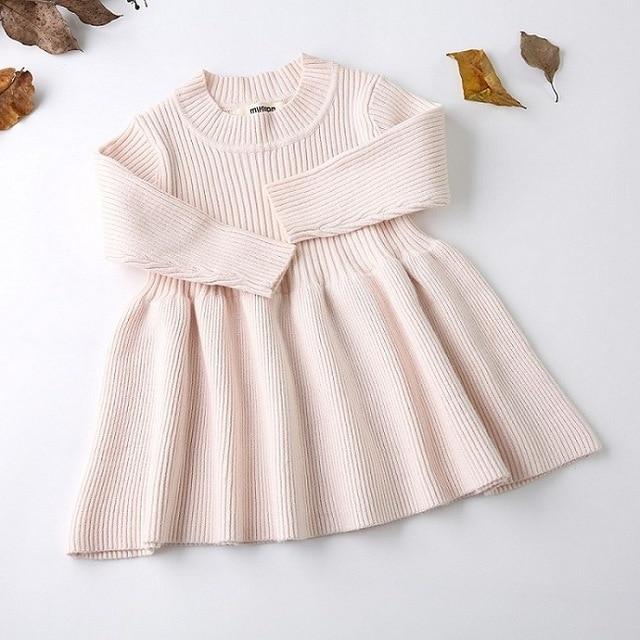 Vestido de Malha Quentinho para Bebê – Boutique Infantil Les Enfants