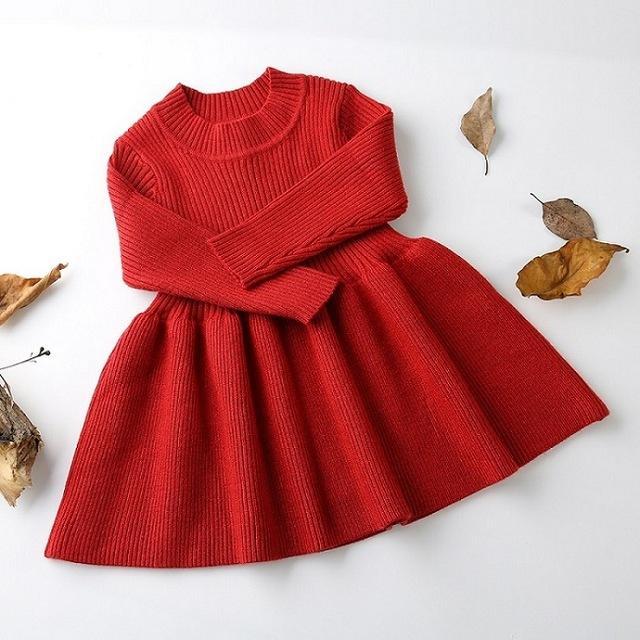 Vestido de Malha Quentinho para Bebê – Boutique Infantil Les Enfants