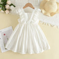 Vestido Infantil Sophie com detalhes em renda e saia plissada