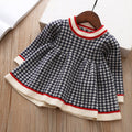 Vestido Tricotado em Algodão Fino Manga Longa – Boutique Infantil Les Enfants