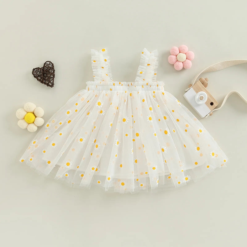 Vestido Tule Daisy – Boutique Infantil Les Enfants